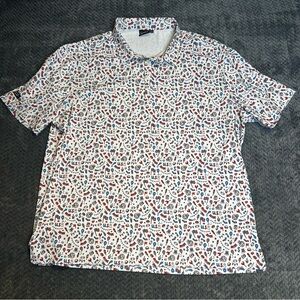 Men’s Sunday Swagger Polo Shirt size 4XL 4th of July USA Golf